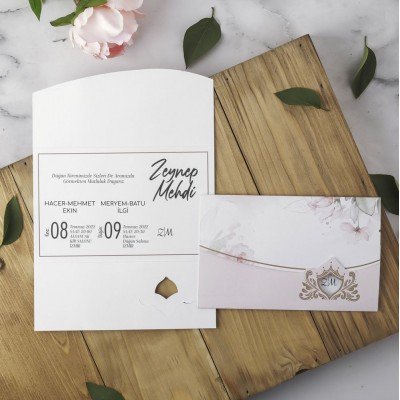 Düğün - Nişan Davetiyesi Eko Polen 40129